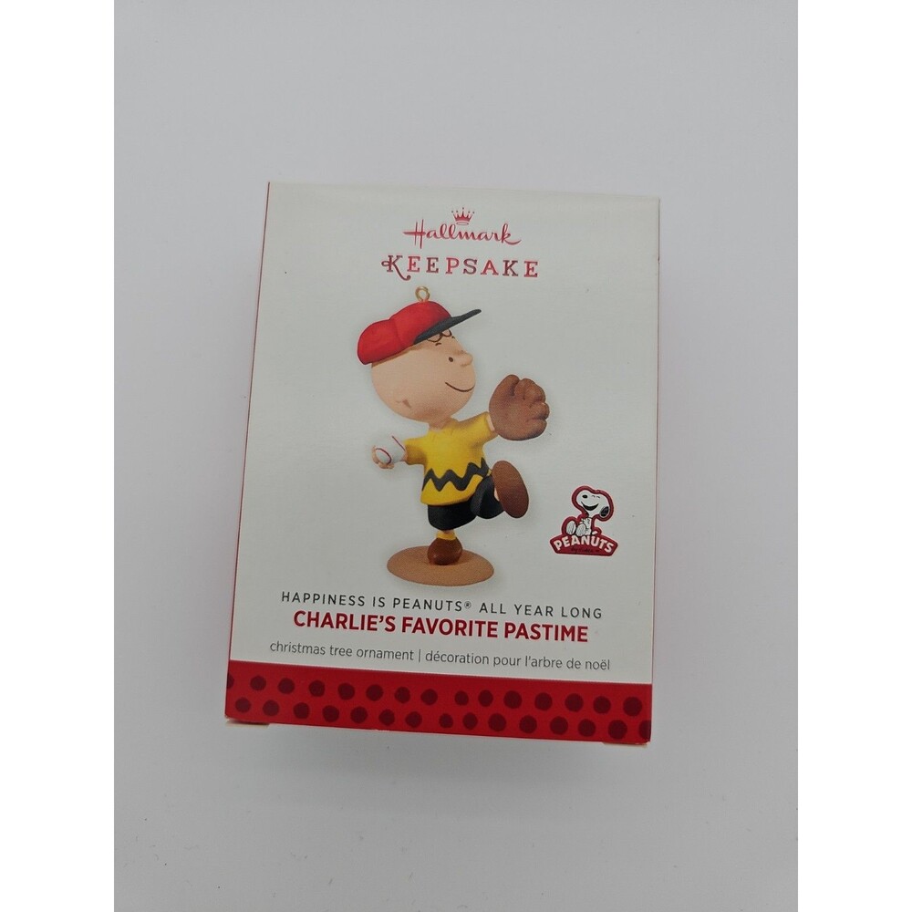 2014 Hallmark Ornament “Charlie's Favorite Pastime” 11th in Series Baseball
